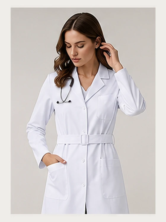Atlas Women Physician Coat, front view