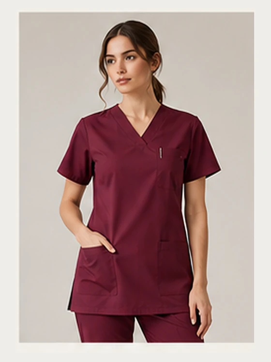 Care Long Nurse Tunic, front view