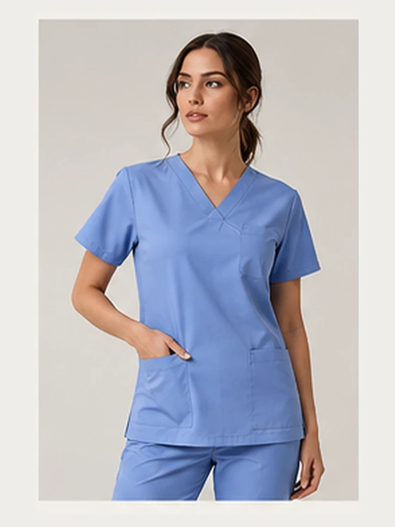 Pulse V-Neck Scrub Set, front view